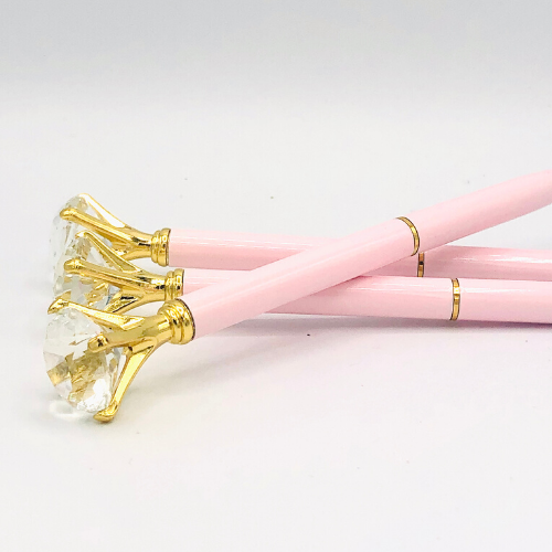Pink and Gold Diamond Pen - NKIN
