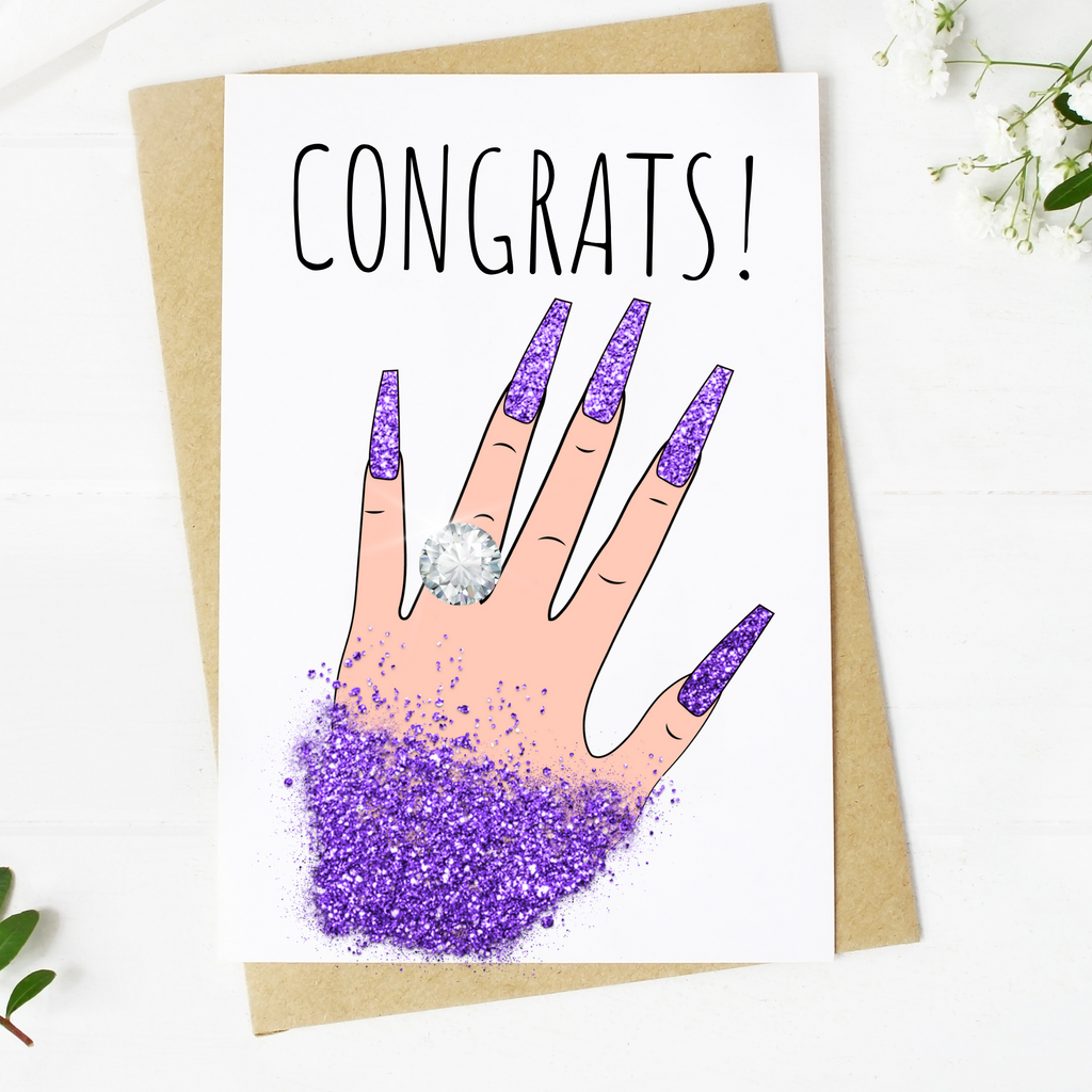 Congrats! Engagement Card - NKIN