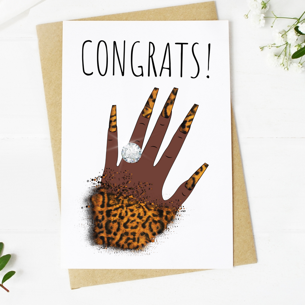 Congrats! Engagement Card - NKIN