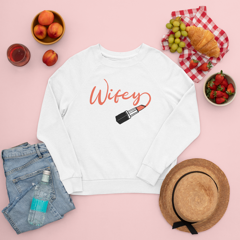 Wifey Lipstick  Crewneck Sweater - NKIN