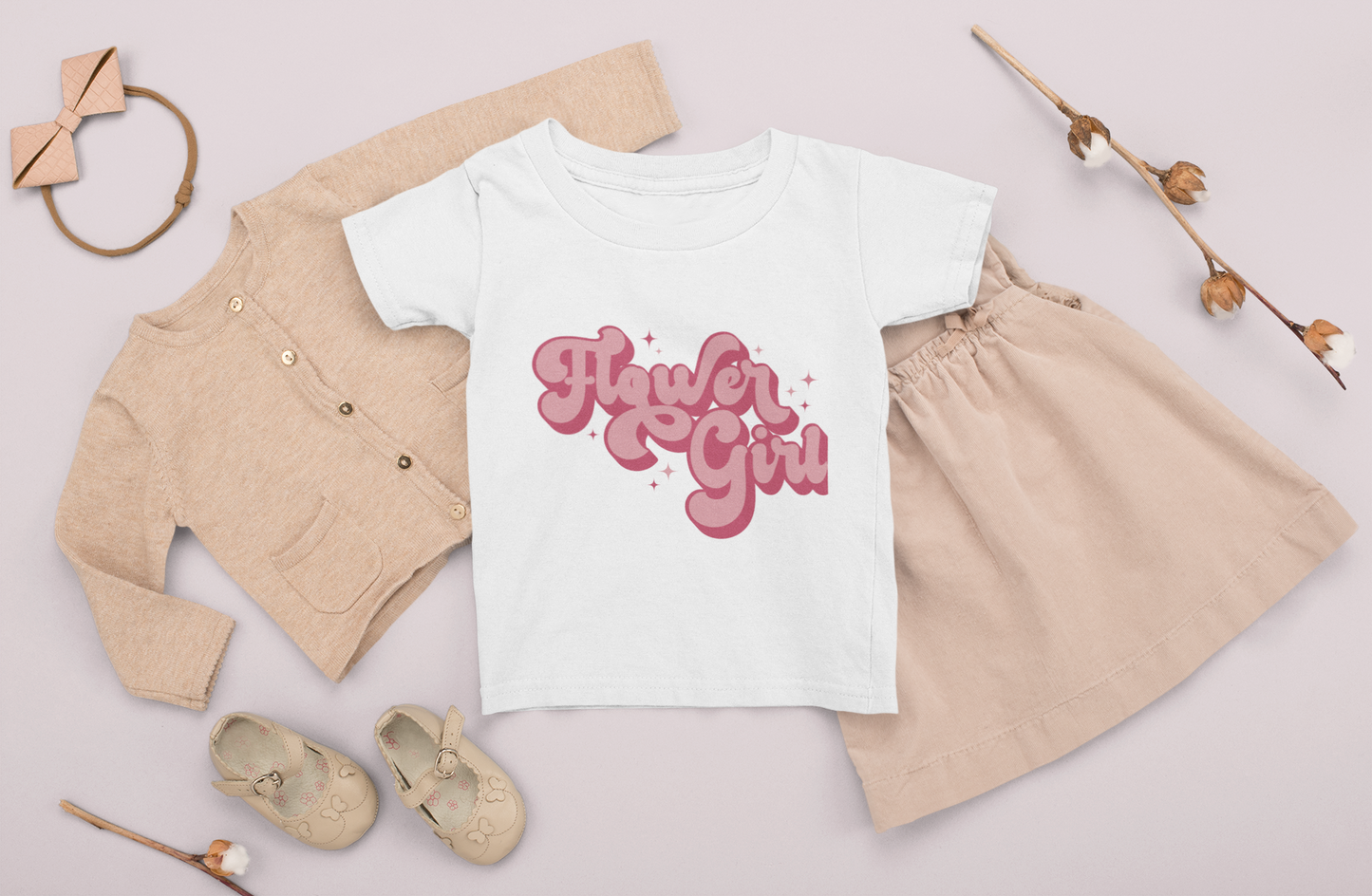 Retro Flower Girl Tee - NKIN