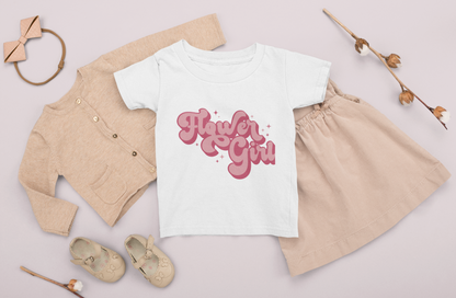 Retro Flower Girl Tee - NKIN