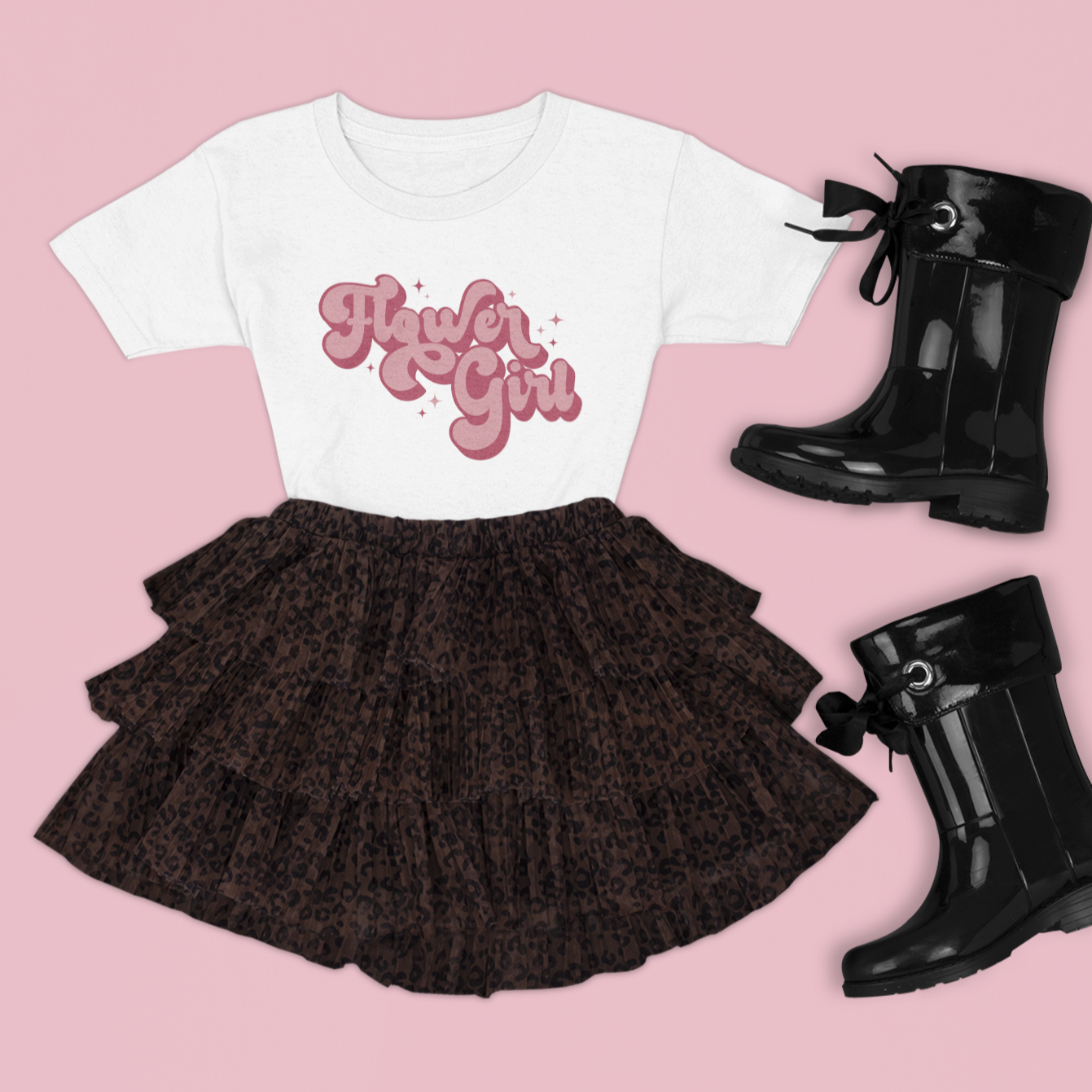 Retro Flower Girl Tee - NKIN